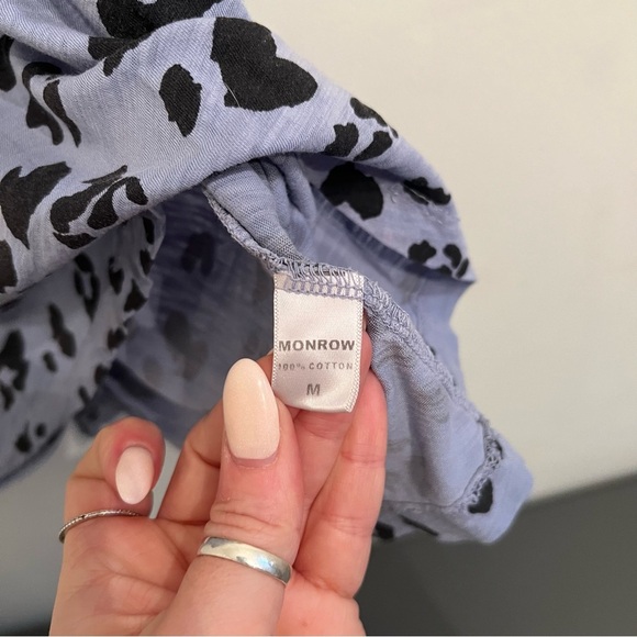 Monrow Leopard Tee - Picture 3 of 4